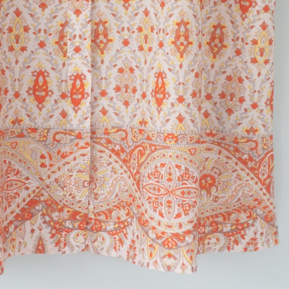 NWT Sanctuary Peasant Tank Top Yellow & Orange L - Picture 5 of 8